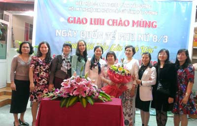 Giao lưu chào mừng ngày Quốc tế Phụ nữ 8-3 với chủ đề 